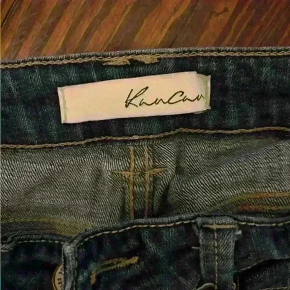 Women’s Dark Distressed Skinny Kancan Jeans Sz 9/28 Style# Vbk1174r - Picture 2 of 4